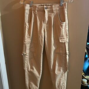 VIP Tan Ankle Cargo Pants